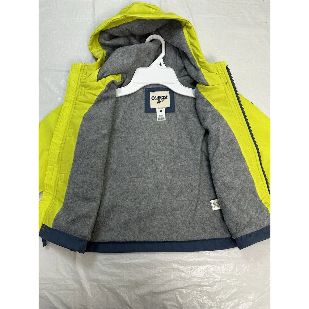 Oshkosh B'Gosh Boys Jacket Size 4T Water Resistant ,wind Protection